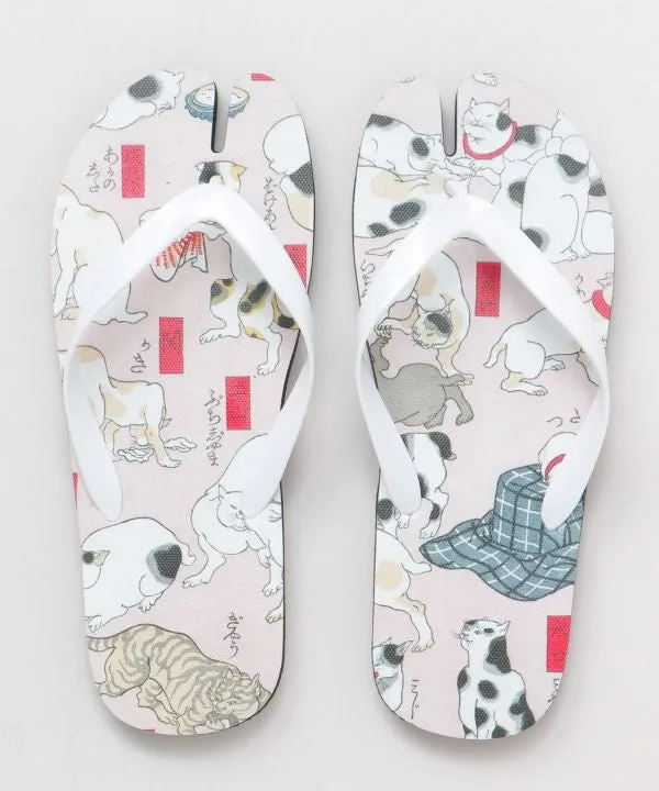NIPPON ART Ukiyo-e Flip Flops - L 27??28cm