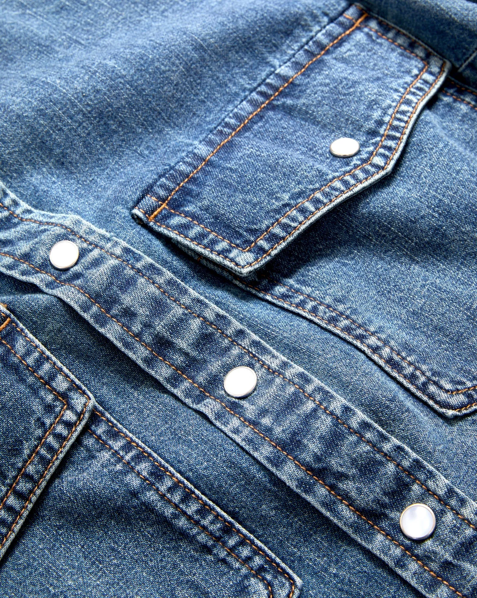 Noah Denim Button-Down Shirt