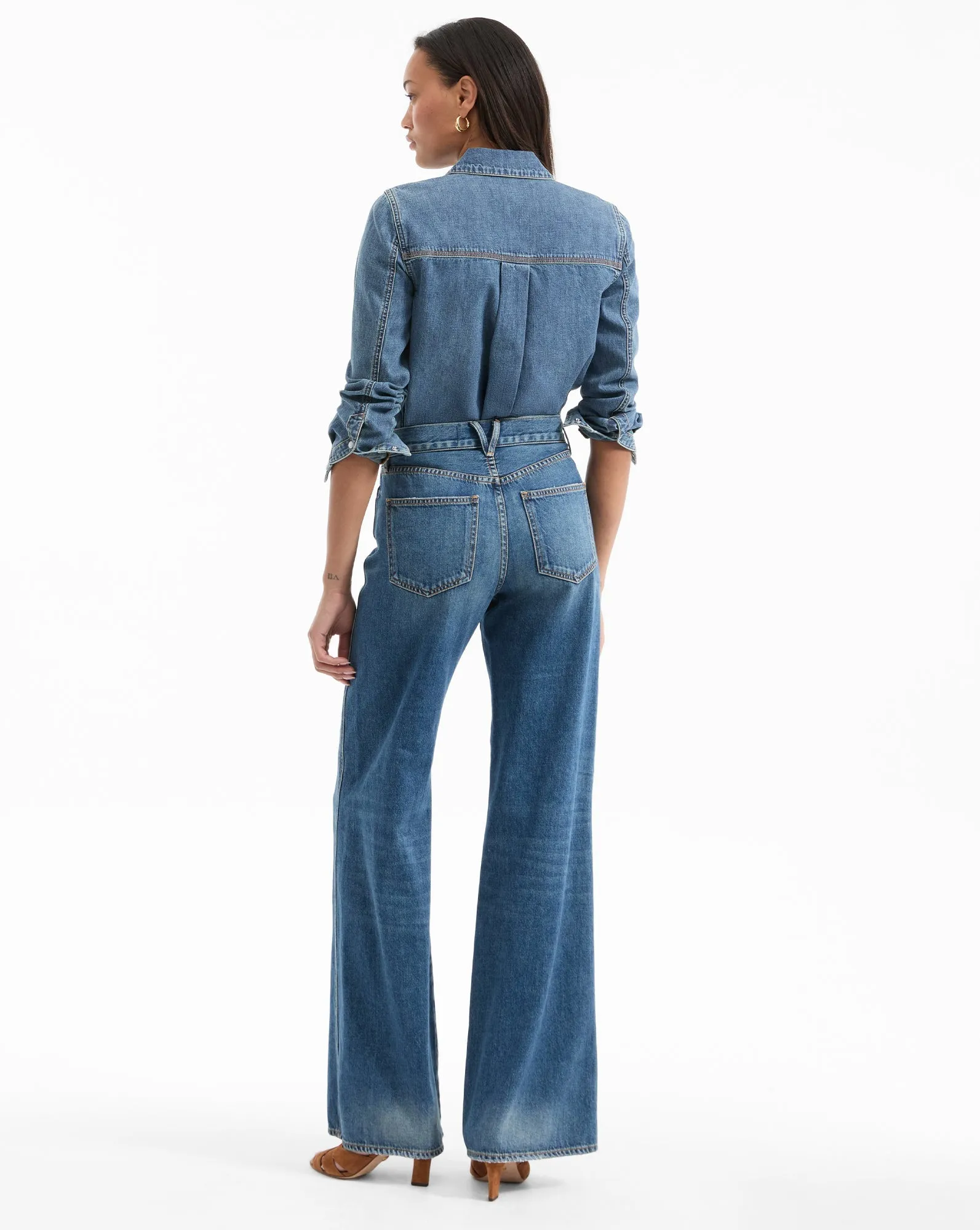 Noah Denim Button-Down Shirt