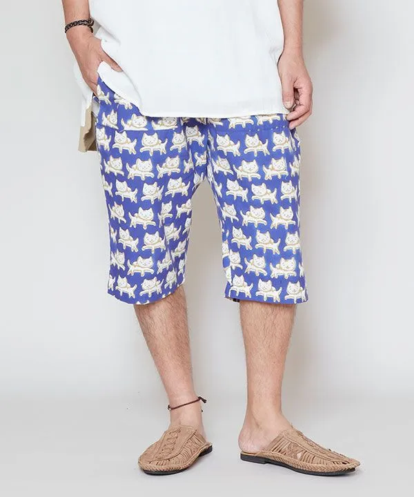 OKAKA Block Print Unisex SUTETEKO Pants