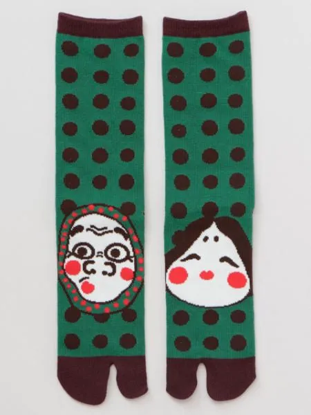 OKAME HYOTTOKO TABI Socks 25??28cm