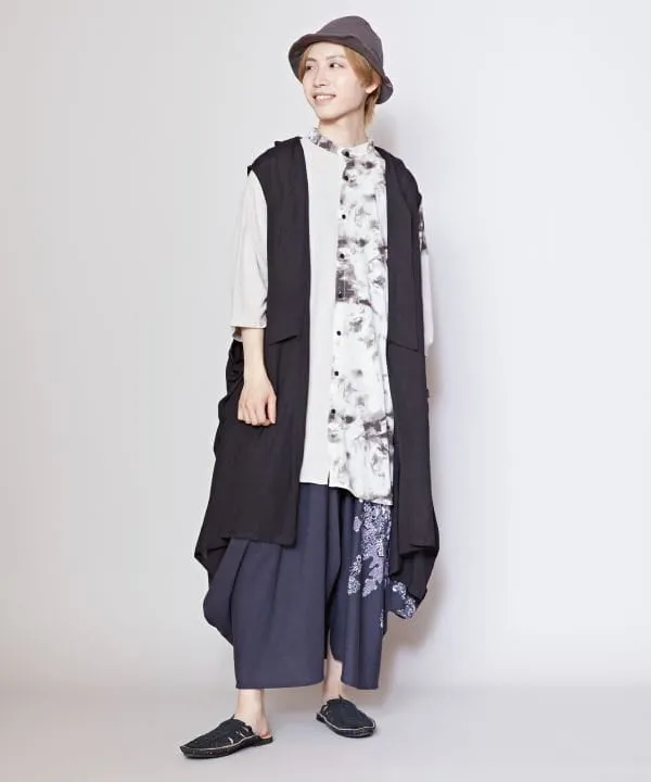 Open Front Long Vest