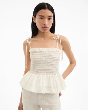 Ophelia Smocked Tank Top