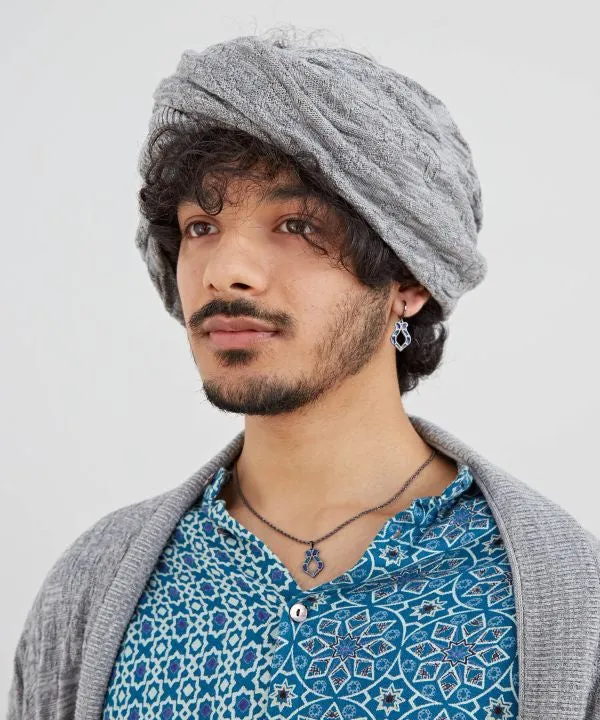 Paisley Jacquard Knit Versatile Snood