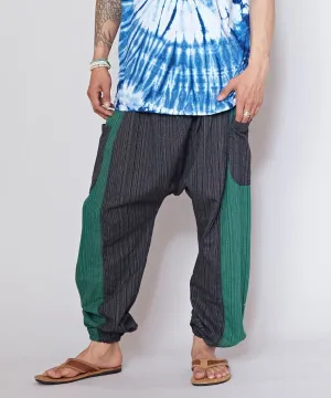 Patchwork Harem Pants