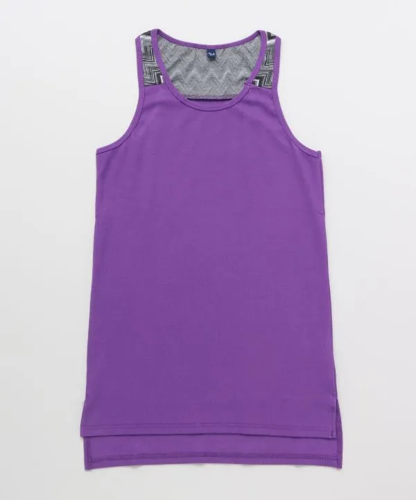 Patchwork Long Tank