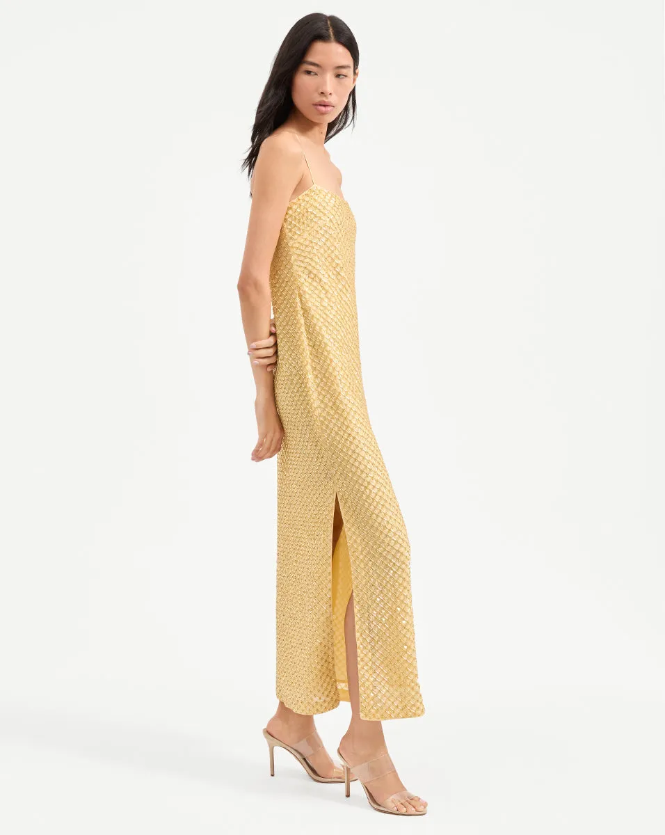 Petra Beaded Midi Dress