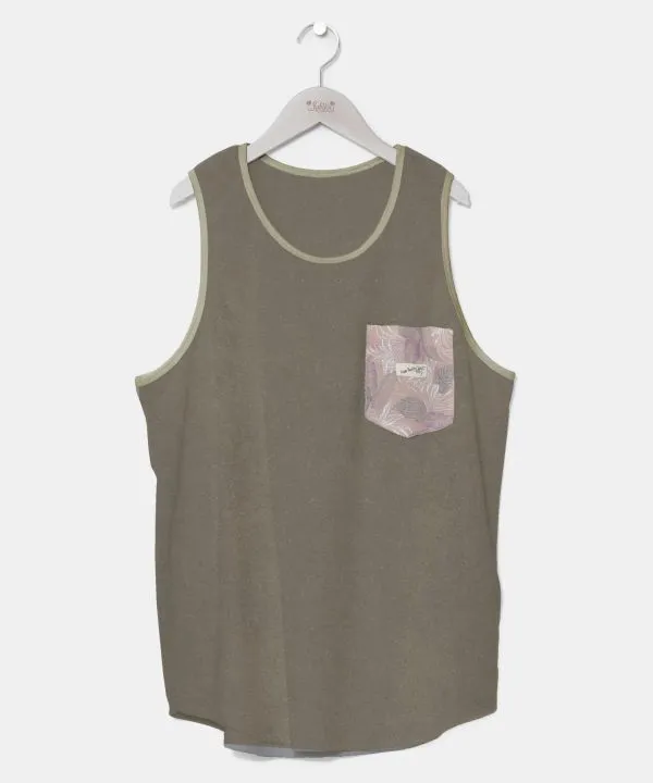 Pile Fabric Tank for Men