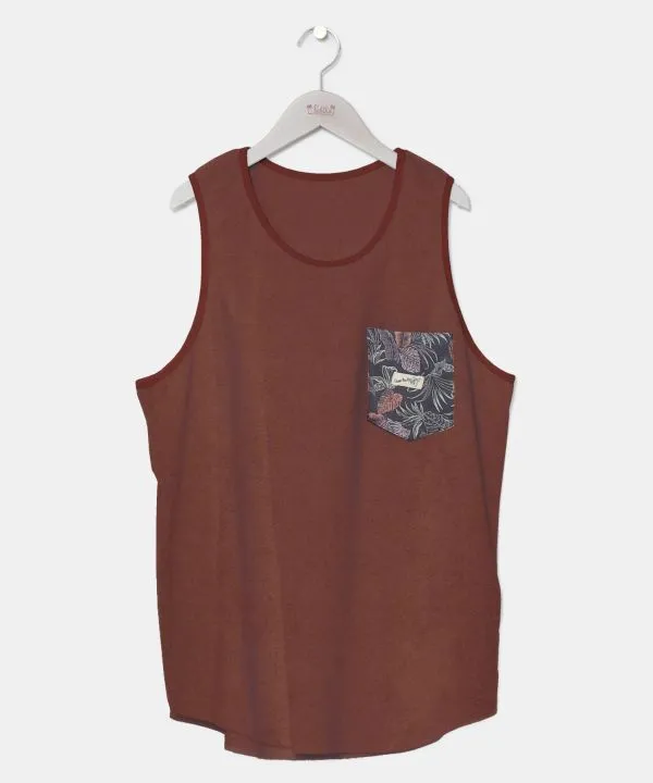 Pile Fabric Tank for Men