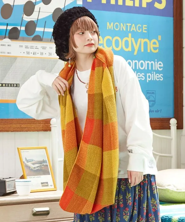 Plaid Volume Snood