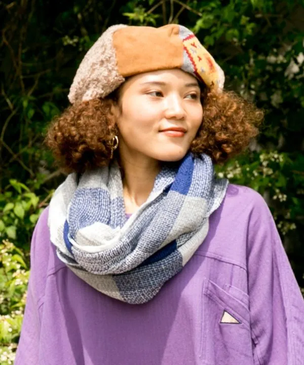 Plaid Volume Snood