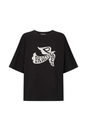 PRACTICE PEACE TEE - CHARCOAL