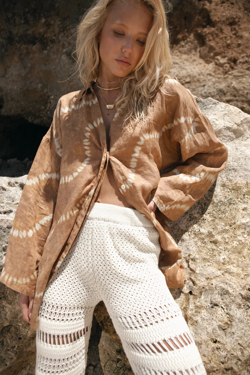 PRE ORDER // IN WONDER TIEDYE SHIRT - TAN