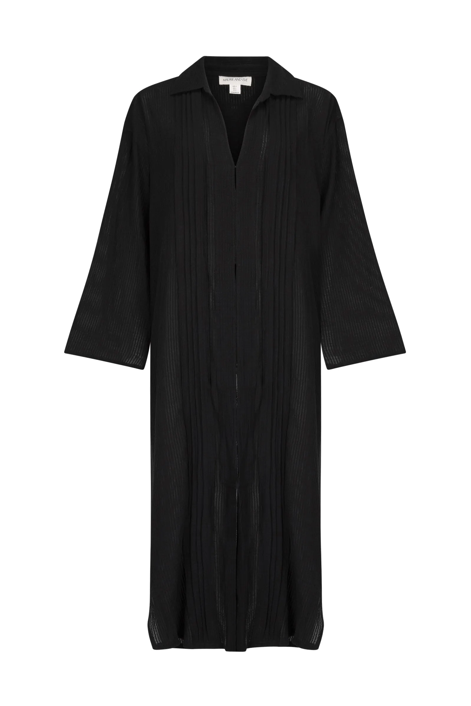 PRE ORDER // JOURNEY HOME SHIRT DRESS - BLACK