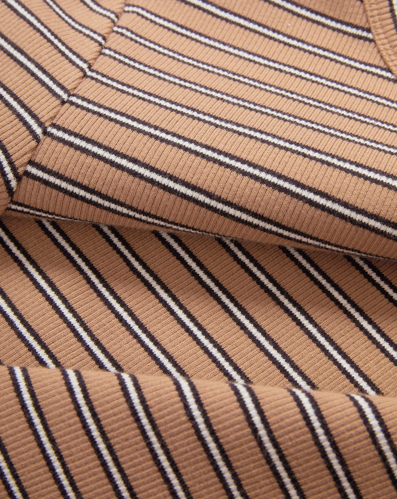Pruitt Striped Ribbed T-Shirt
