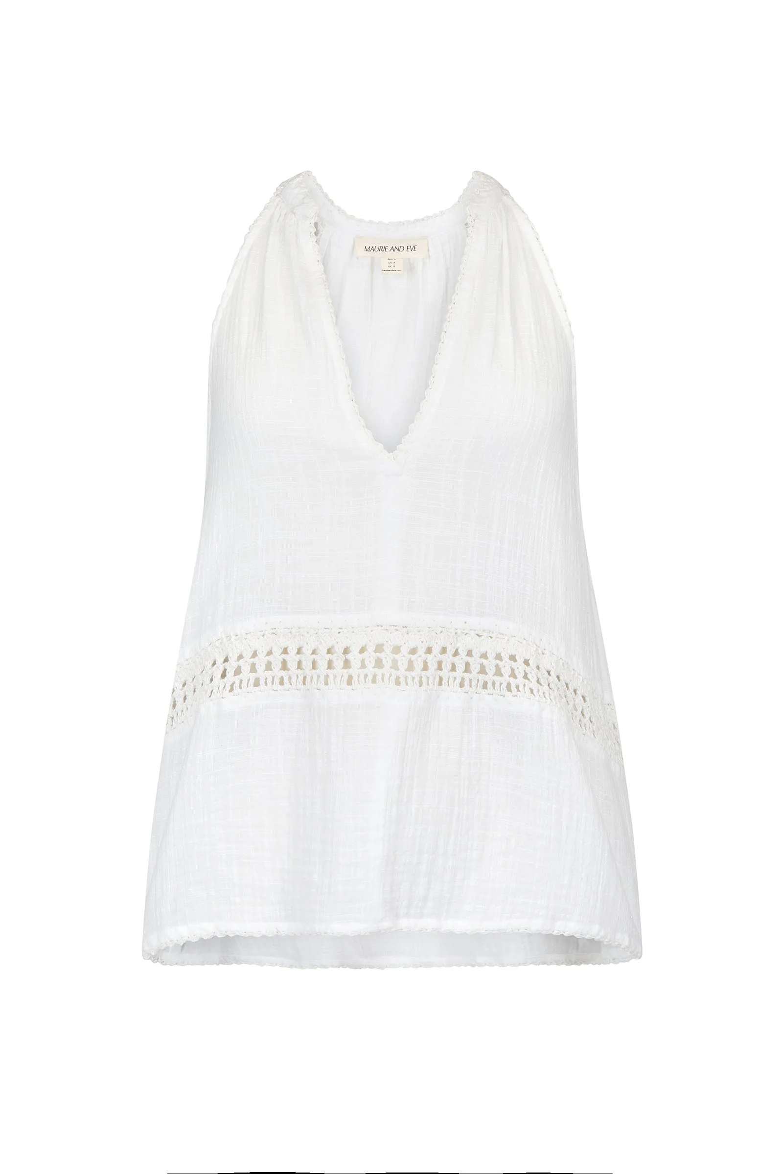 QUIET SPACES TOP - WHITE