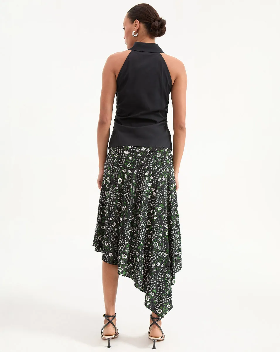Regina Sleeveless Button-Down Shirt