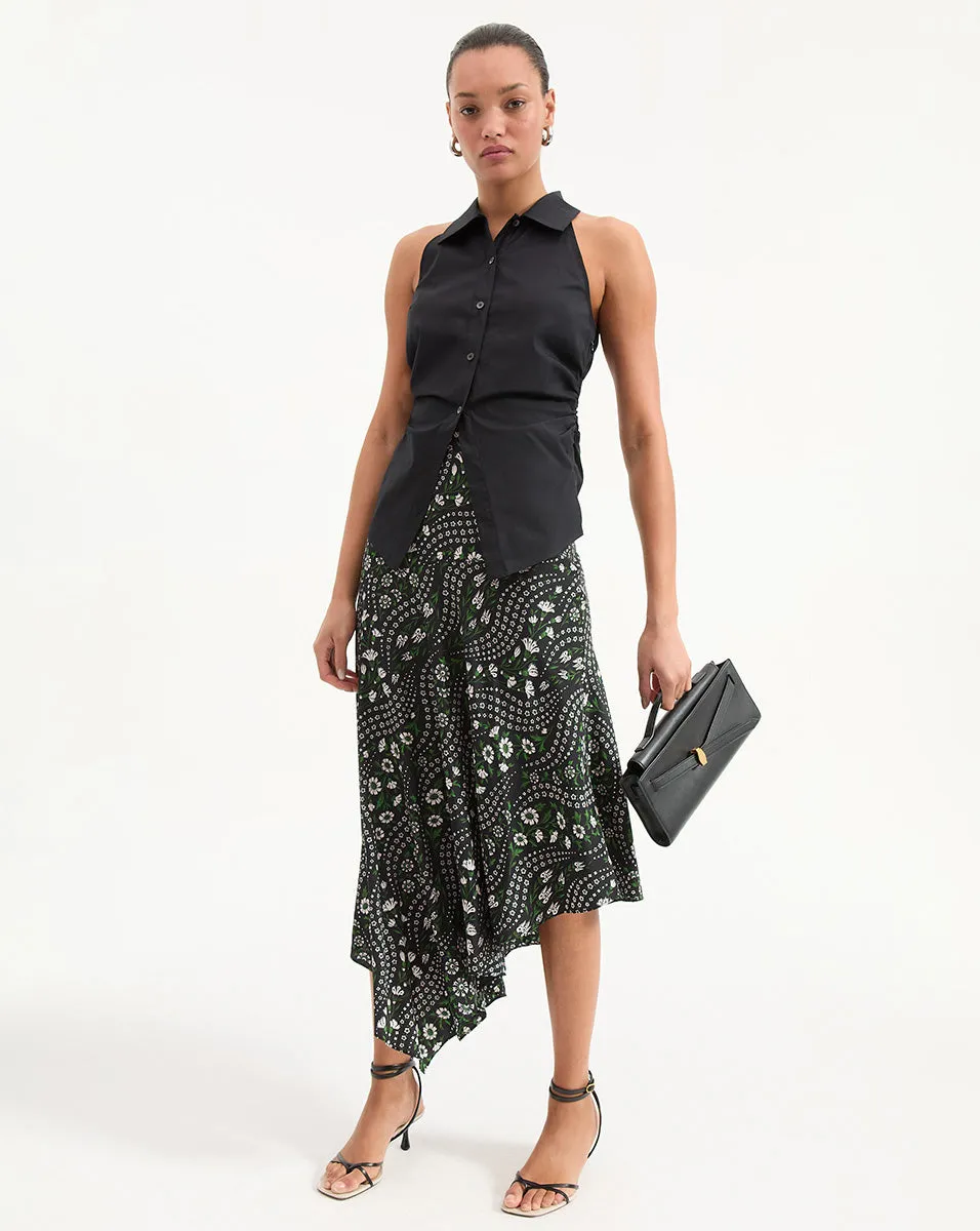 Regina Sleeveless Button-Down Shirt