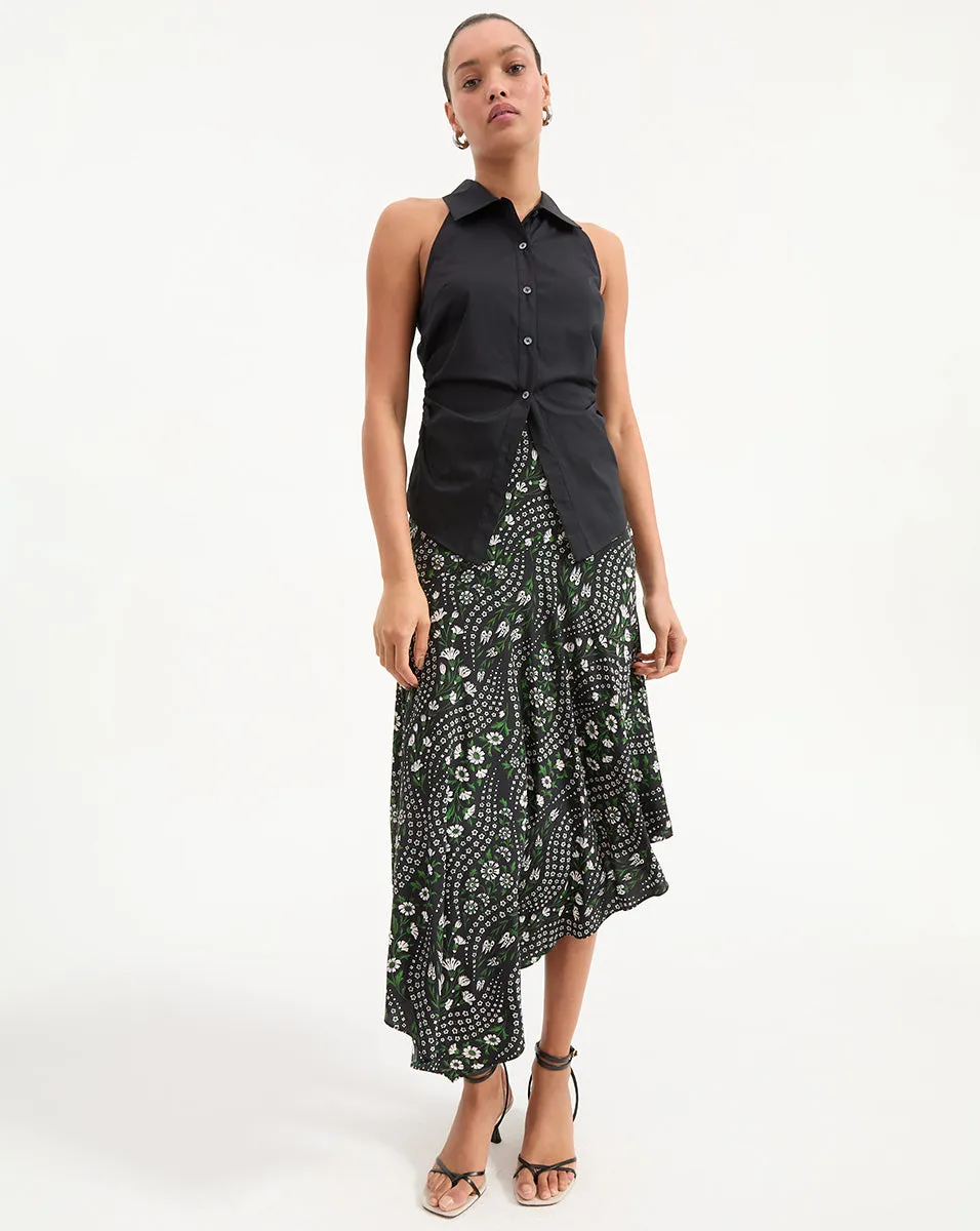 Regina Sleeveless Button-Down Shirt