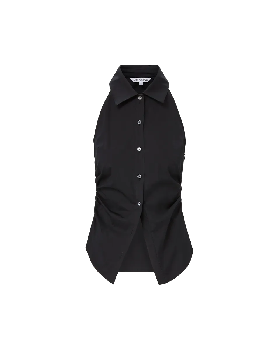 Regina Sleeveless Button-Down Shirt