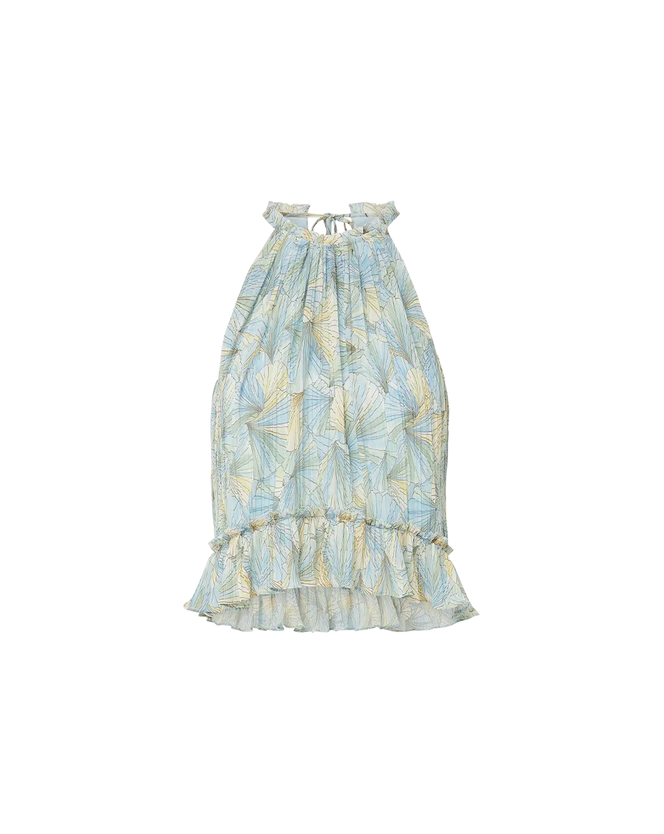 Renee Pleated Halter Top