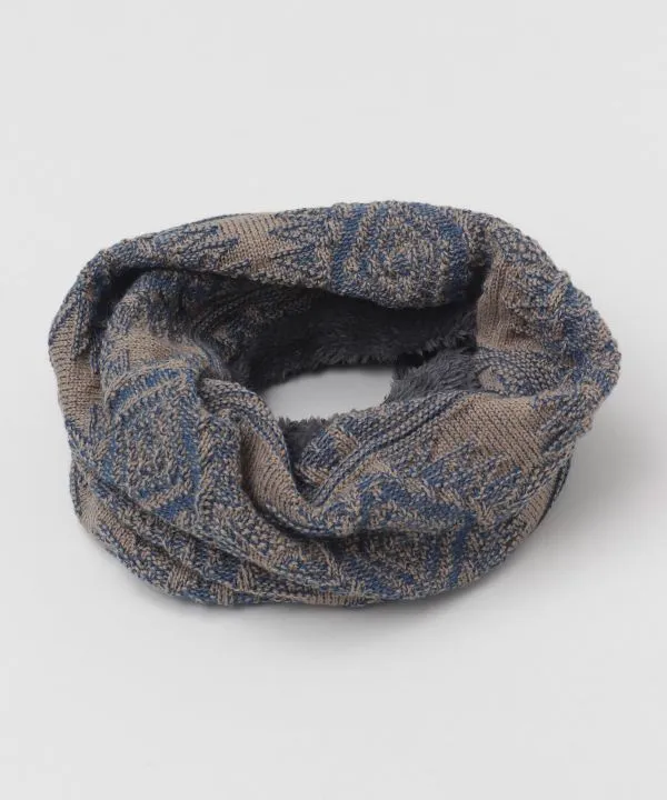 Reversible Jacquard Knit Snood