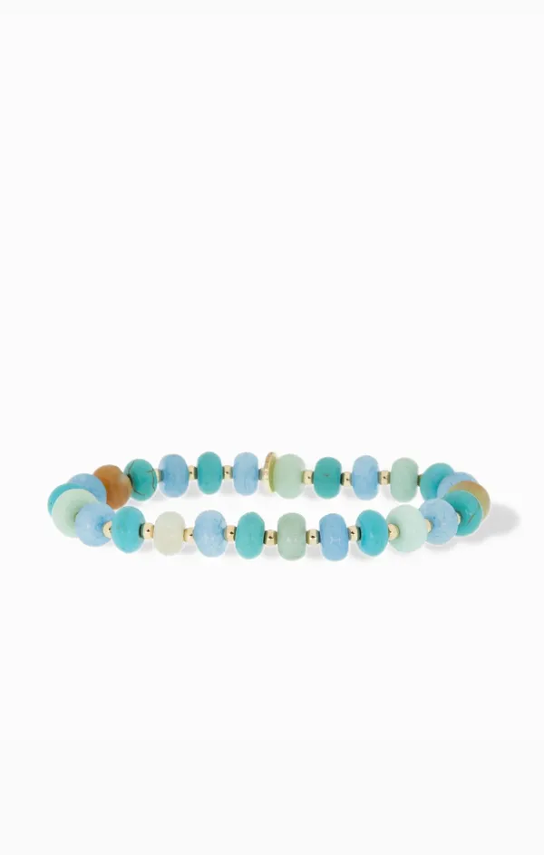 Rondelle Beaded Stretch Bracelet