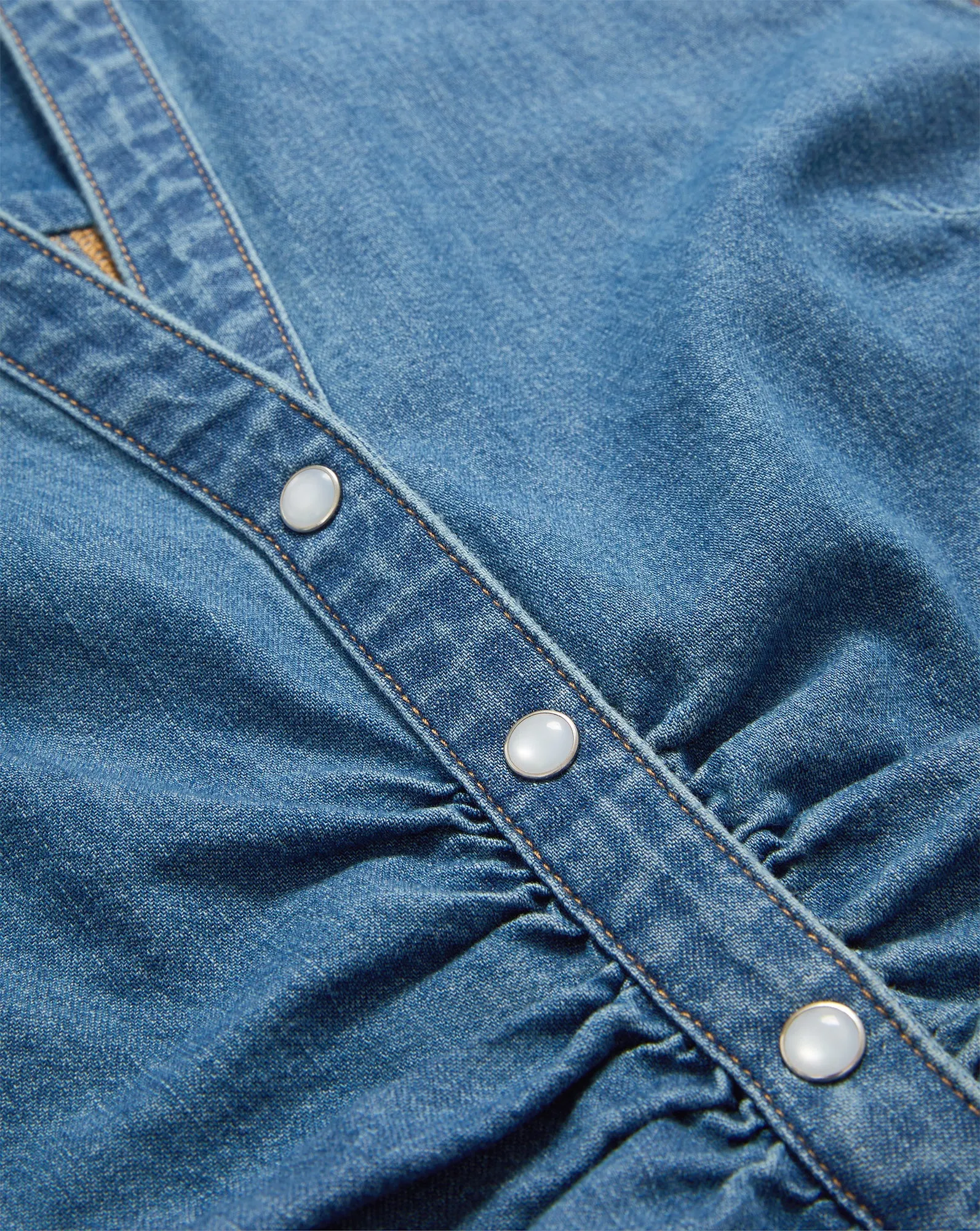 Sera Denim Button-Down Shirt