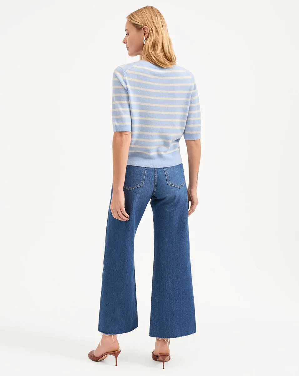 Shana Cashmere Striped Sweater