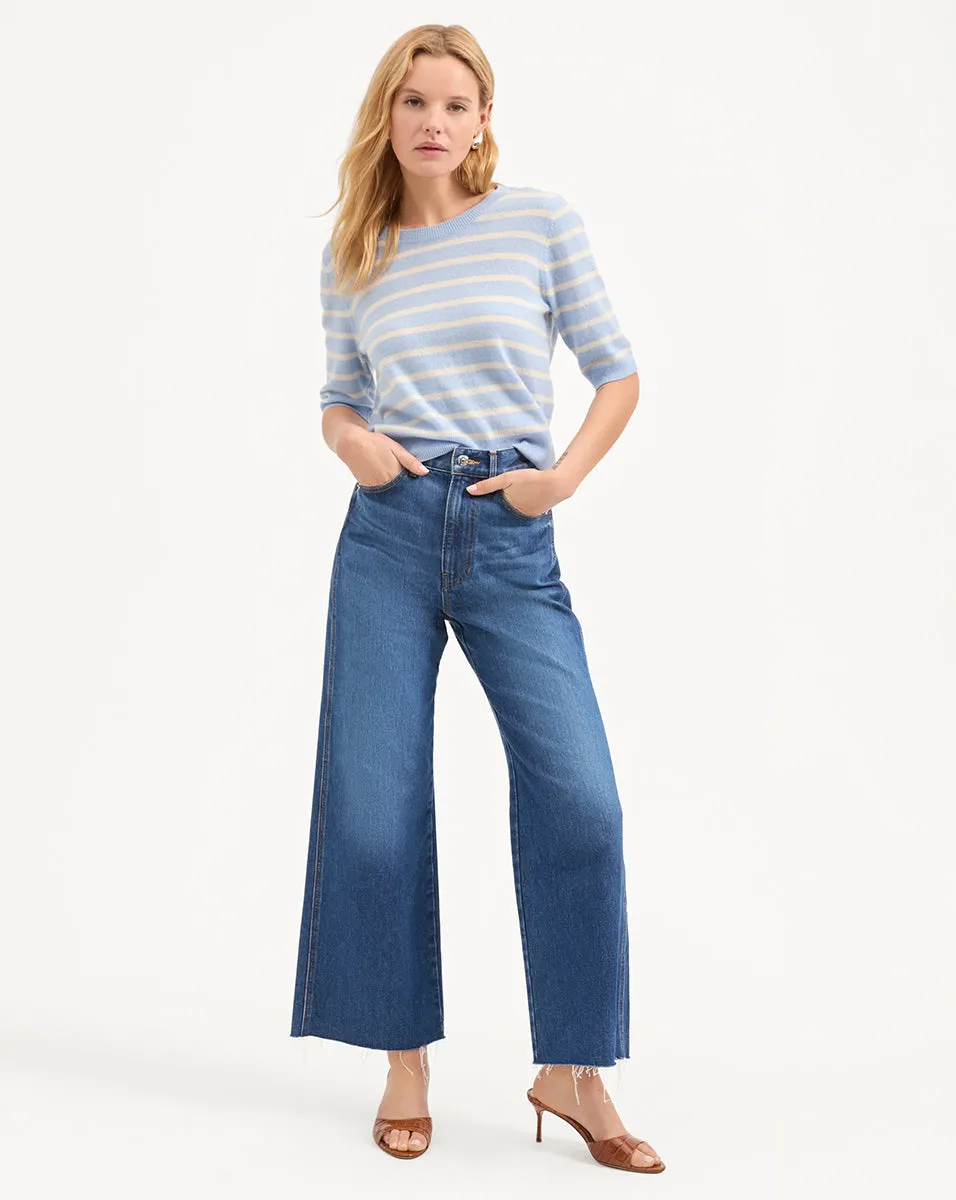 Shana Cashmere Striped Sweater