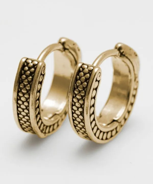 Snake Hoop Earrings