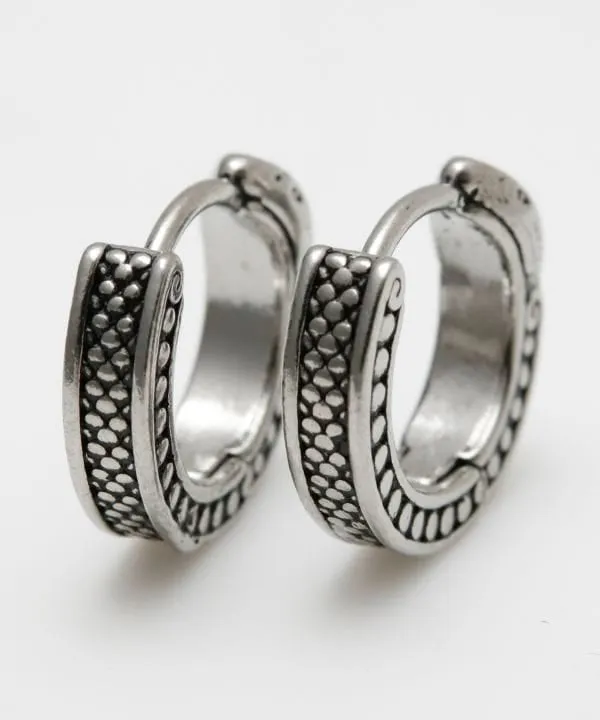 Snake Hoop Earrings