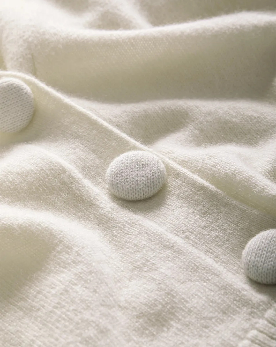 Solene Short Sleeve Cashmere Cardigan