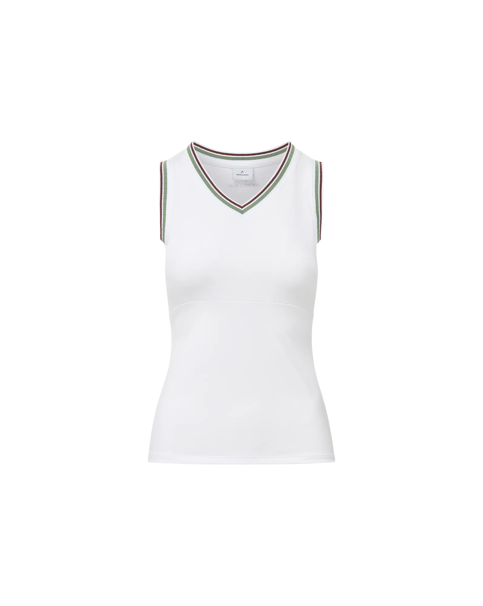Spin Striped-Trim Tank Top