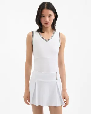 Spin Striped-Trim Tank Top