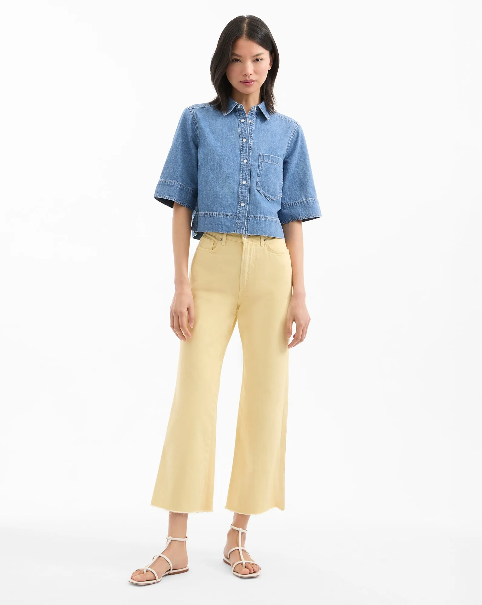 Spruce Denim Button-Down Shirt