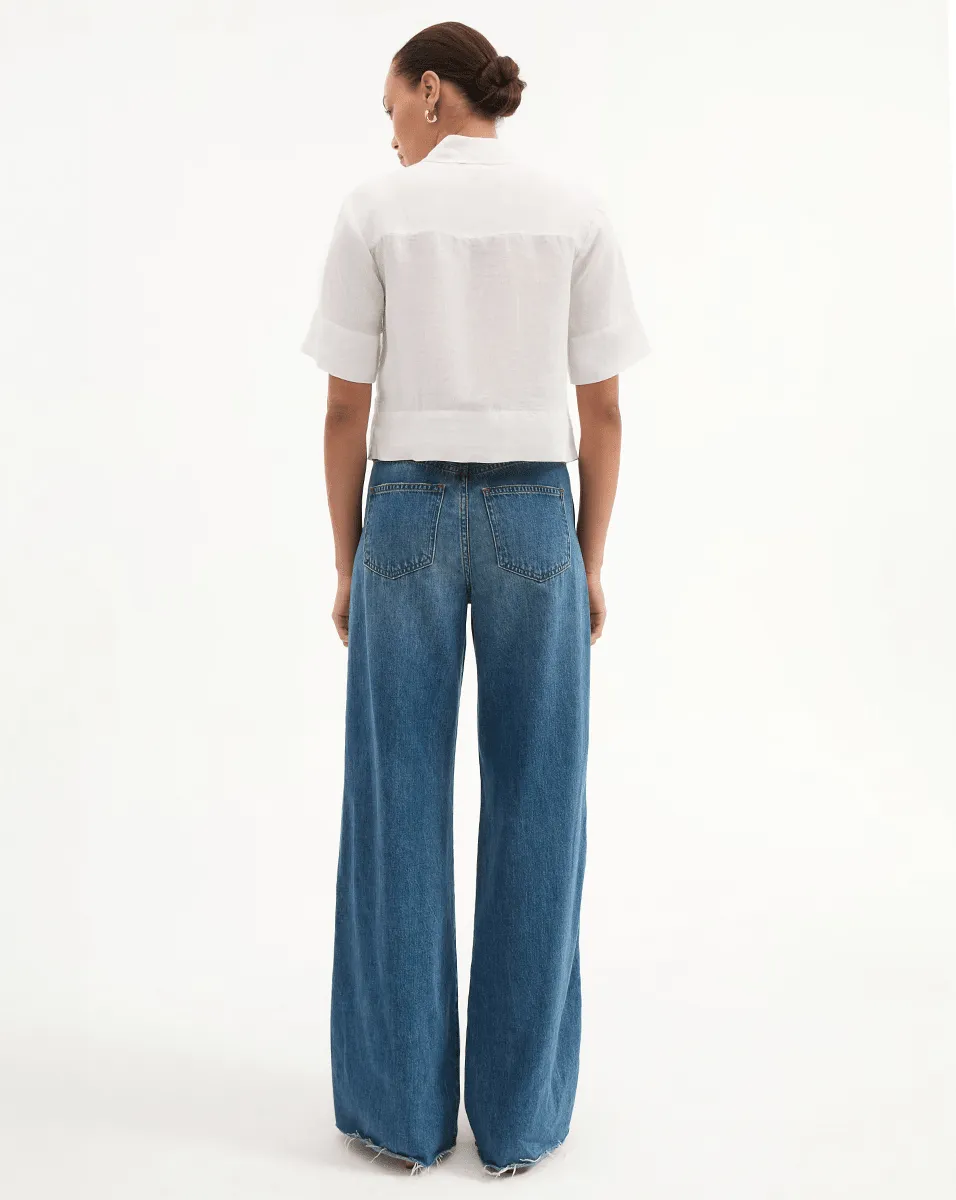 Spruce Linen Top