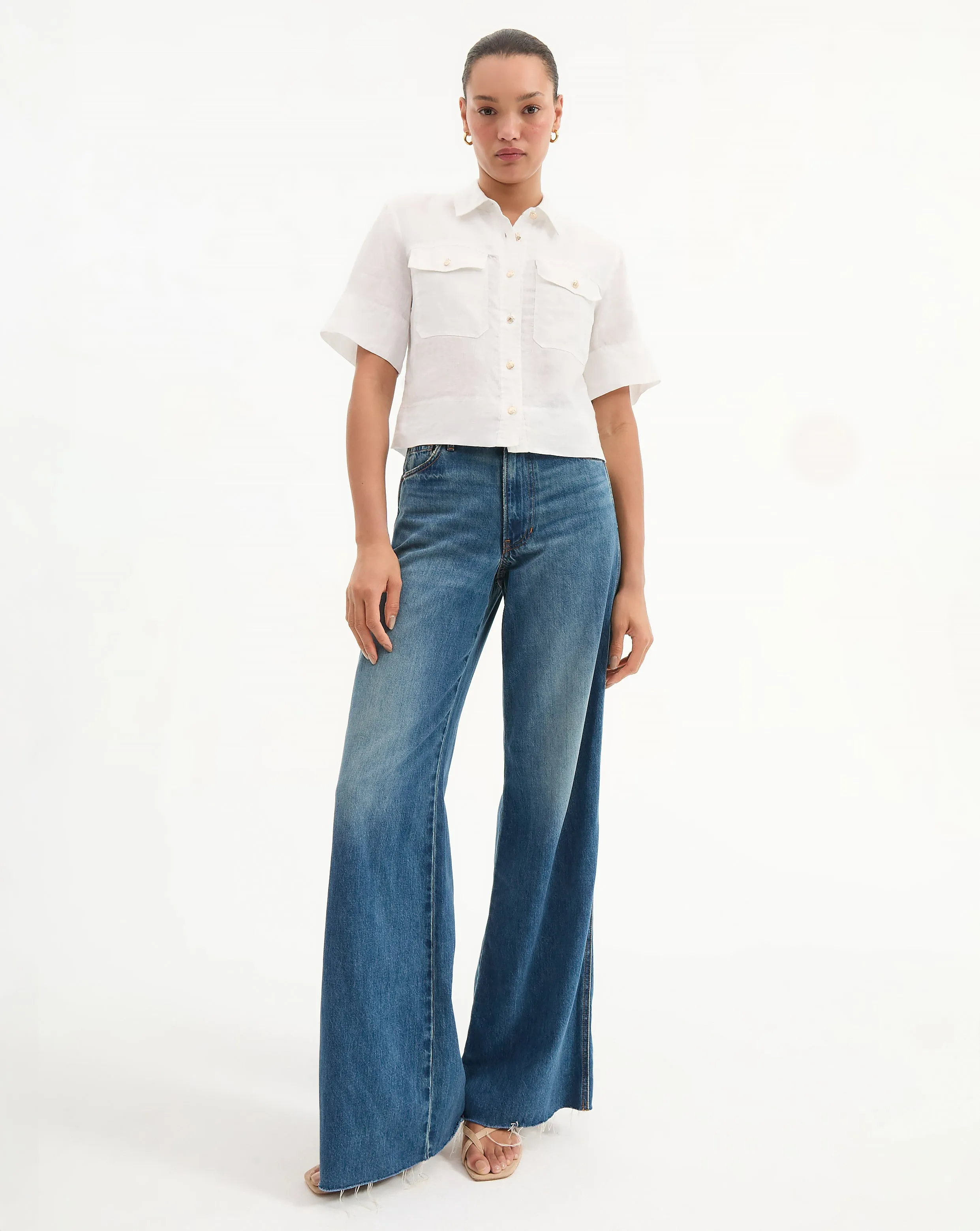 Spruce Linen Top