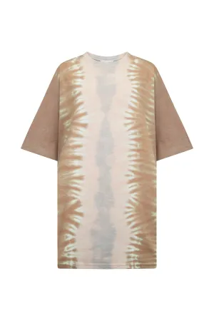 STAY WITH ME TEE DRESS - RUST