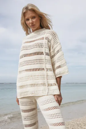 STILL I RISE KNIT TEE - OFFWHITE