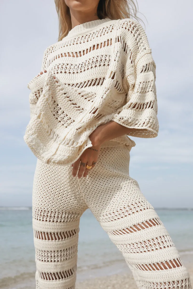STILL I RISE KNIT TEE - OFFWHITE