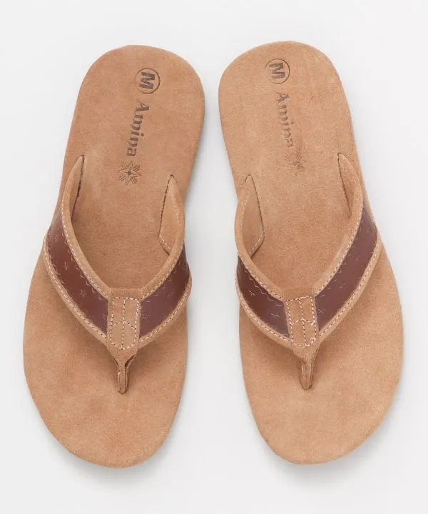 Suede Flip Flops - M