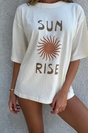 SUN RISE TEE - CREAM