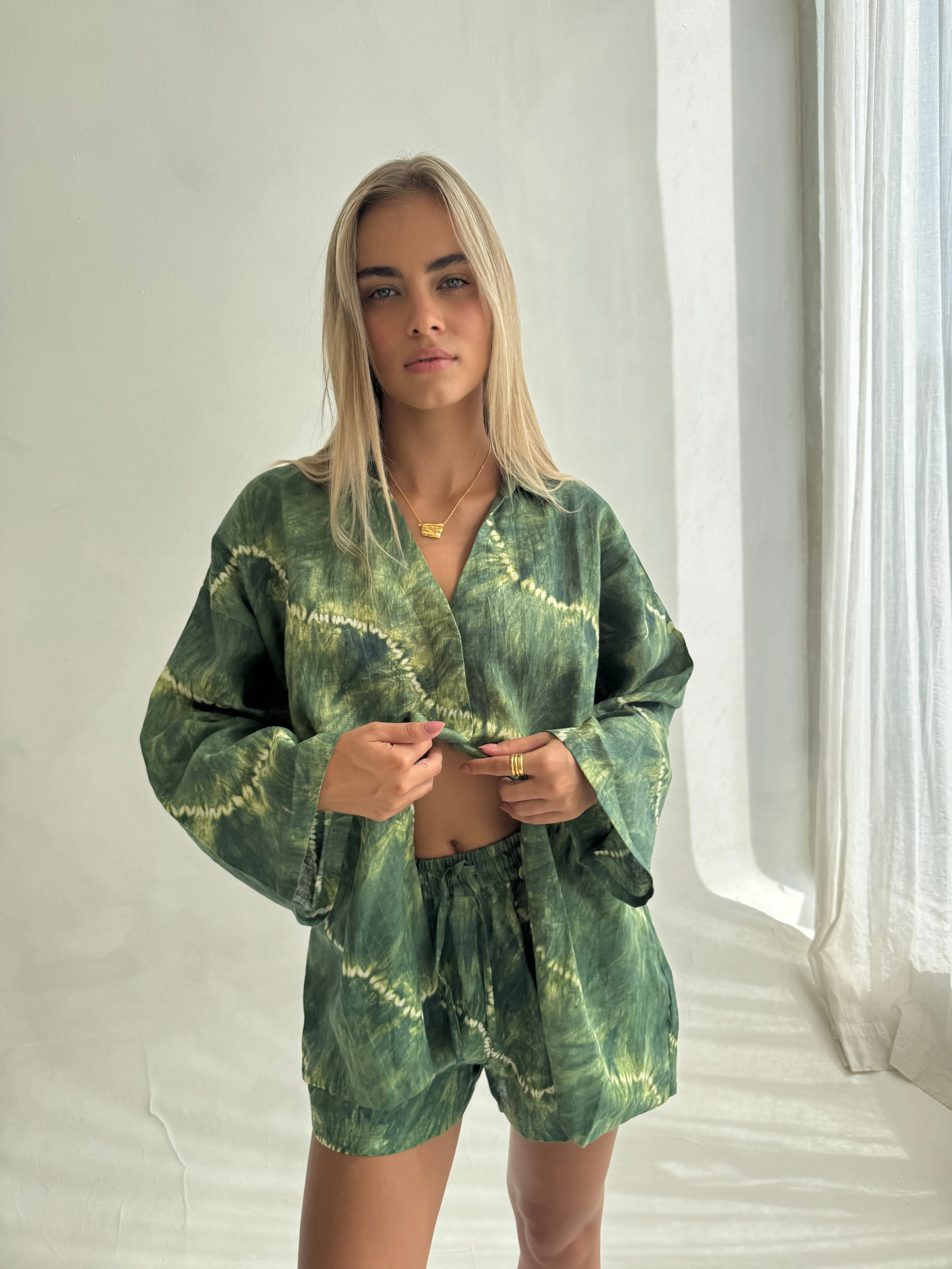SUNDOWNER SHIRT - FOREST GREEN