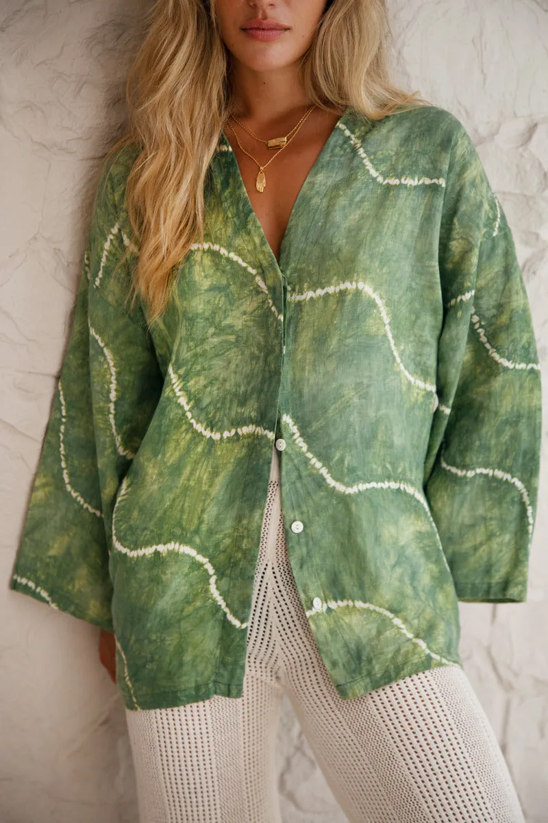 SUNDOWNER SHIRT - FOREST GREEN