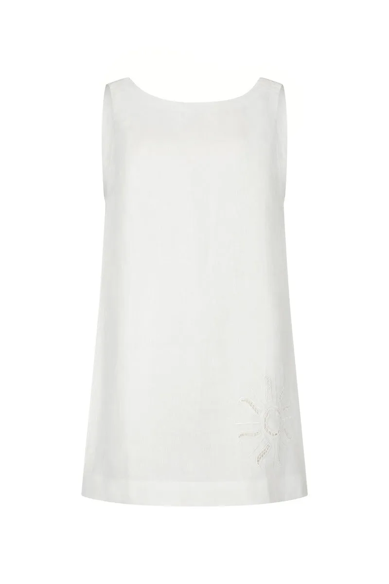 SUNLIGHT MINI DRESS - OFF WHITE