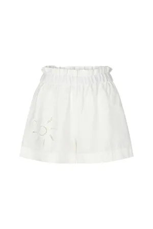 SUNLIGHT WIDE LEG SHORT - OFF WHITE