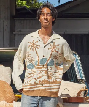 SURF??Palms Aloha Knit Cardigan