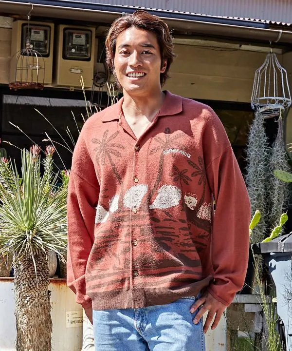SURF??Palms Aloha Knit Cardigan