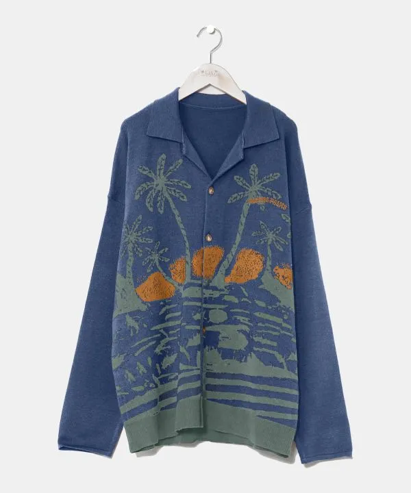 SURF??Palms Aloha Knit Cardigan